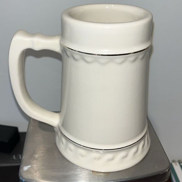 Duke University Blue Devils vintage made USA Mug NCAA Ceramic gold edging retro - Picture 2 of 2